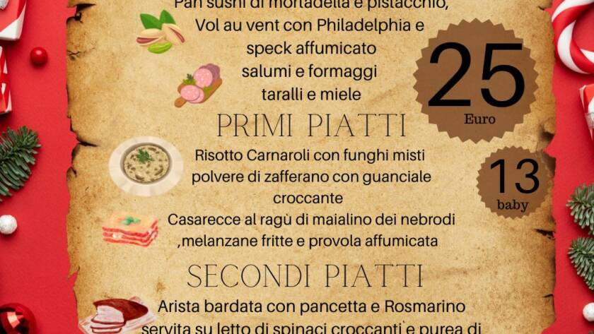 Pranzo immacolata 8 dicembre